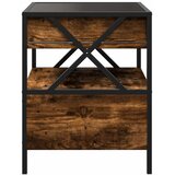  Stolić s beskonačnim LED svjetlima boja hrasta 40 x 40 x 51 cm | Eponuda.ba
