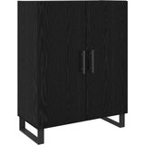  Highboard 2 pcs Crni hrast Konstruirano drvo | shoptok.hr