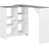  Barski stol s pomičnom policom bijeli 138 x 39 x 110 cm | Eponuda.ba