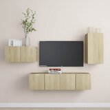 vidaXL 4-dijelni set TV ormarića boja hrasta sonome od iverice | shoptok.hr
