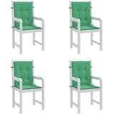  Jastuci za vrtne stolice 4 kom zeleni 100x50x3 cm od tkanine | shoptok.hr