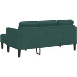  Set sofe s jastukom 2 pcs Tamnozelena Poliester | shoptok.hr