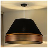  Duolla - Visilica na sajli COPPER SHINY 1xE27/15W/230V prečnik 60 cm crna/bakarna | Eponuda.com