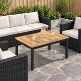  Stolić za kavu Izbijeljena i crna 49 x 68 5 x 36 cm - 50 x 68 5 x 36 cm Izbijeljena i crna | shoptok.hr