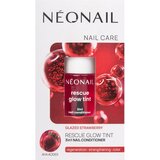 NeoNail Rescue Glow Tint 3in1 Nail Conditioner negovalni lak za nohte odtenek Glazed Strawberry 7.2 ml Slike