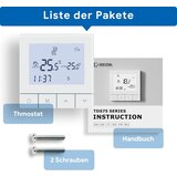 BEOK CONTROLS beok programabilni termostat za talno ogrevanje na vodo 230 v 3A odprta embalaža | Shoptok.si