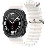 Silikonska narukvica za pametni sat Samsung Galaxy watch Ultra bela 47 mm Cene