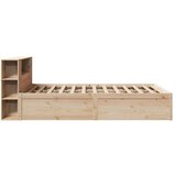 vidaXL Okvir kreveta bez madraca 135 x 190 cm od masivne borovine | shoptok.hr