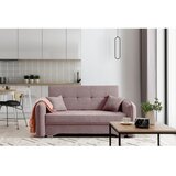 ELTAP Ružičasta sklopiva/s prostorom za odlaganje sofa od šenila 155 cm Laine – | shoptok.hr