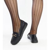 Gemre Black moccasins with a buckle Anisah | Shoptok.si