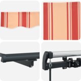 vidaXL Ručna uvlačiva tenda žuta i narančasta 600x300 cm | shoptok.hr