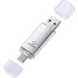 RF-USBOS-230 USB stick 64 GB srebrna RF-6688140 USB a, USB-C®
