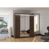 ADRK Klizni ormar s ogledalom BALANCE 180 cm - OKOLADA Cijene