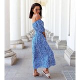 UR/CEO Blue floral midi dress Zetticci | ePonuda.com
