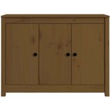  Komoda smeđa boja meda 100x35x74 cm od masivne borovine | shoptok.hr