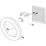 Eglo emollio spoljna zidna lampa, led, 10w, 3000k, liveni aluminijum/bela | Eponuda.com