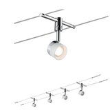 PAULMANN 94080 - Komplet 4x LED (4,8 W) – sajlni sistem STAGE, 230 V, hrom | Eponuda.com