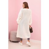 Kesi Włoski Sweater long cardigan ecru | shoptok.hr