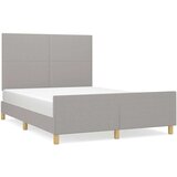  Za krevet s uzglavljem svjetlosivi 140x200 cm od tkanine | shoptok.hr