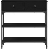  Konzolna stolica Crni hrast 72,5 x 25 x 75 cm Konstruirano drvo | shoptok.hr