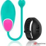 vibracijski jajček watchme aquamarine/black