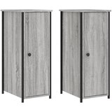 Maison Chic Dvo delni komplet Nočne omarice - Nočne mize siva sonoma 32x42x80 cm inženirski les, (21690510) | Shoptok.si