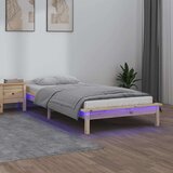  Okvir kreveta 75 x 190 cm za jednu osobu od masivnog drva | shoptok.hr