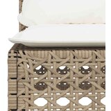 vidaXL 6-dijelni set vrtnih sofa s jastucima bež od poliratana | shoptok.hr