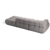 Micadoni Svetlo siva sedežna garnitura iz tkanine bouclé 282 cm Bellis – Home | Shoptok.si