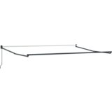 vidaXL Ročna retraktibilna tenda Črna 450x300 cm, Tenda za nadomestno tkanino za okvir 4.5x3 m Črna | Shoptok.si