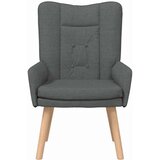  Fotelja Tamno siva 63 x 67 x 94 cm Tkanina i šperploča | shoptok.hr