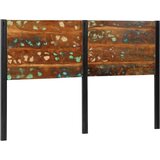 vidaXL Uzglavlje kreveta 160 cm Puno obrađeno drvo i željezo | shoptok.hr