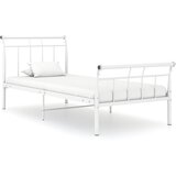 Furnova Posteljni okvir bel kovinski 100x200 cm, (21931504) Cene