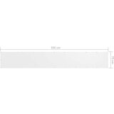 vidaXL Balkonsko platno belo 75x500 cm oksford blago, (20609742) | Shoptok.si