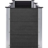  Visoka greda 250x50x54 cm WPC siva | Shoptok.si