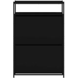 Ormarić za cipele crni 75x34x112 cm od konstruiranog drva | shoptok.hr
