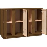  Komoda smeđa boja meda 120 x 35 x 80 cm od masivne borovine | shoptok.hr