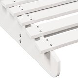  Ležaljke za sunčanje 2 kom bijele 205x60x31,5 cm od borovine | shoptok.hr