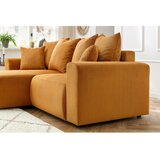 Bobochic Paris Oker rumena žametna kotna sedežna garnitura Enjoy – | Shoptok.si