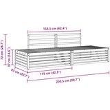  Set vanjskih sofa 3 Komad | shoptok.hr