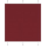 vidaXL Plisirana zavjesa Bordo crvena 115x100 cm Širina tkanine 114 4 cm Poliester - Bordo crvena 115 x 100 cm | shoptok.hr