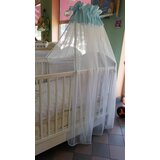 MimiNu Baldahin/ zaštita od komaraca za krevetić - bijeli 400x70 cm | shoptok.hr