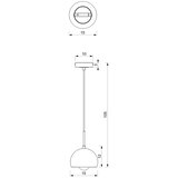  Luster na sajli COOL 1xE27/60W/230V | Eponuda.com