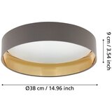 Eglo Maserlo 2 spot/1, led, 24w, prečnik 380, kapučino/zlatna | Eponuda.com