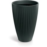 Microcer Saksija Latia visoka 40cm - antracit kamen 466R | Eponuda.com