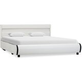 Furnova Posteljni okvir LED belo umetno usnje 140x200 cm, (22055316) | Shoptok.si
