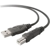 USB kabel USB 2.0 USB-A vtič\, USB-B vtič 3.00 m siva F3U133b10, (399716)