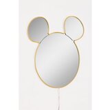 Hanah home ogledalo sa led osvetljenjem mickey silver yellow | ePonuda.com
