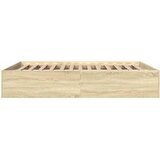  Okvir za krevet boja hrasta 150x200 cm konstruirano drvo | shoptok.hr