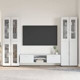  Set TV komoda FLORIN 3 kom. Visoki sjaj bijela | shoptok.hr